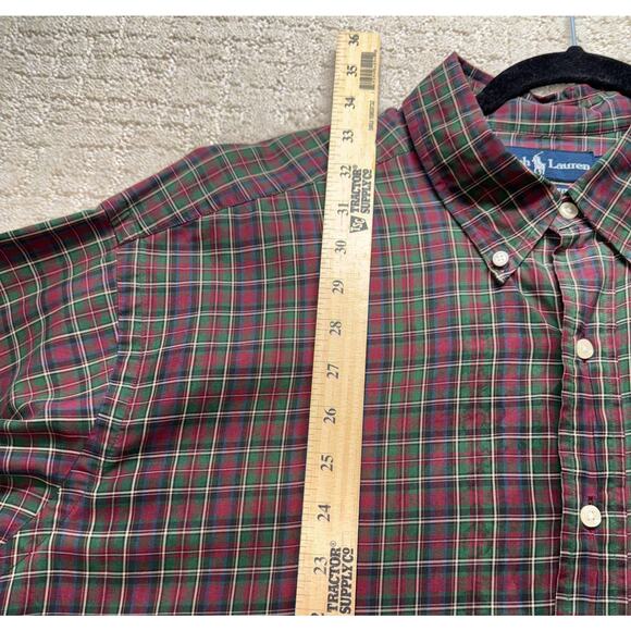 Ralph Lauren Plaid Button Down Shirt Classic Fit XL Men's Long Sleeve **Read** - Picture 4 of 7